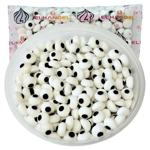Posypka na tort oczy dekoracje halloween na babeczki ozdoby na tort oczka 100g