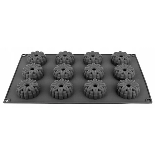 Forma silikonowa foremka do babeczek muffinek wzór kwiatuszki deser