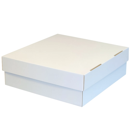 Pudełko na ciasto pączki donut karton na tort opakowanie chrzest wesele biały 5 sztuk 30x30x10