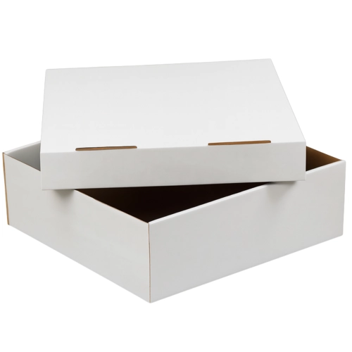 Pudełko na ciasto pączki donut karton na tort opakowanie chrzest wesele biały 5 sztuk 30x30x10
