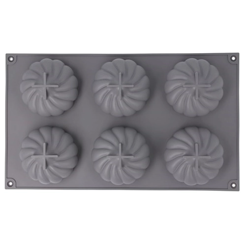 FORMA SILIKONOWA monoporcje 3D Kropla DO PIECZENIA duże wzór 6 szt