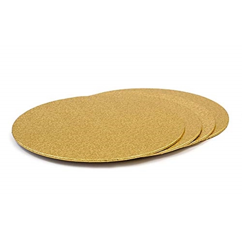 Podkład pod tort okrągły 30 cm złoty podkładka pod ciasto trwały sztywny