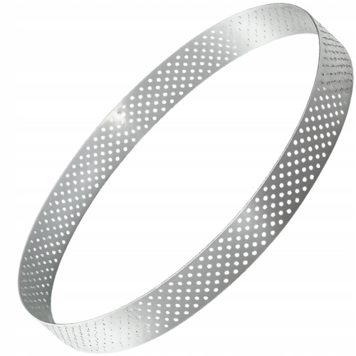 Foremka do tartaletek forma perforowana do pieczenia tarty ring rant średnica 24 cm wysokość 2 cm