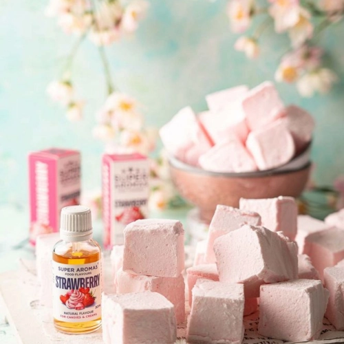 Aromat naturalny dodatek spożywczy do cukierków i kremów truskawka kroplomierz 30ml