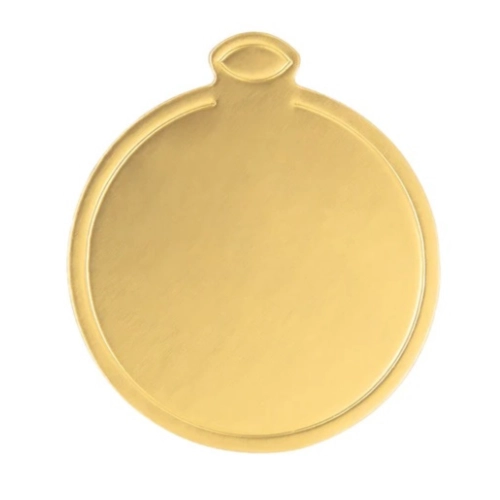 Podkład pod tort złoty okrągły monoporcje podkładka bankietówka 8cm 100 sztuk
