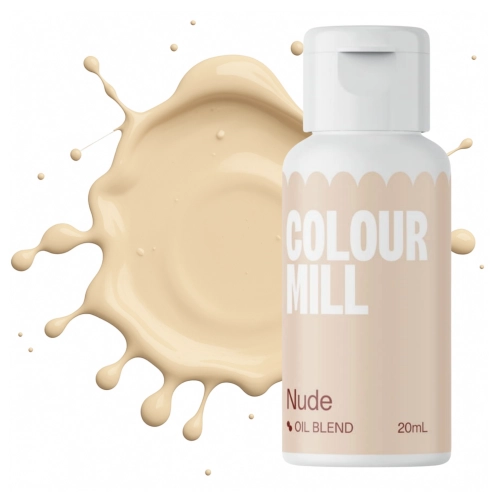 Barwnik olejowy do mas tłustych kremu czekolady cielisty nude colour mill 20ml