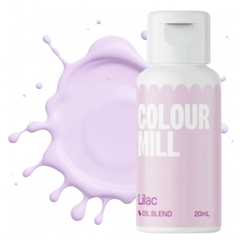 Barwnik olejowy do mas tłustych kremu czekolady fioletowy lilac colour mill 20ml
