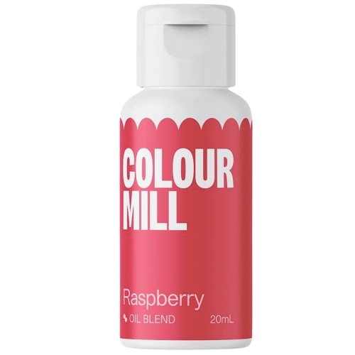 Barwnik olejowy do mas tłustych kremu czekolady różowy raspberry colour mill 20ml