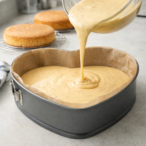 Blacha do pieczenia 3 sztuki serce tortownica forma do biszkoptu tort ciasto