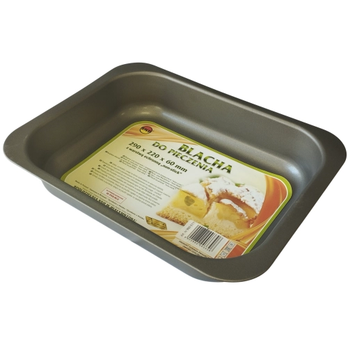 Blacha do pieczenia forma prostokątna do chleba ciasta biszkoptu 29x22cm