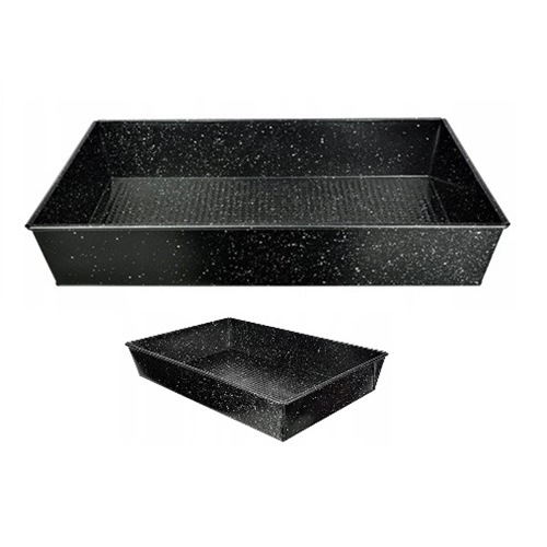 Blacha do pieczenia prostokątna duża klasyczna ciasto potrawa non stick 39 x 24 cm
