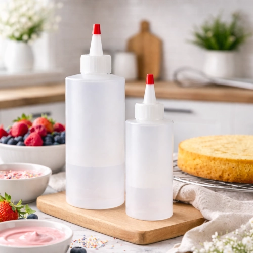 Butelka dekorator do tortu butelki do nasączania biszkoptu 60-120 ml zestaw 2 sztuk