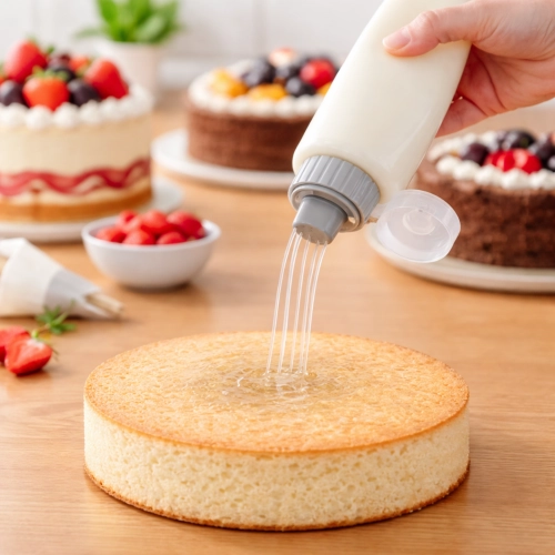 Butelka do nasączania biszkoptu do sosu 175ml dekorator cukierniczy do ciast tortu