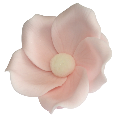 Kwiat cukrowy dekoracja urodziny róża różowy 1x