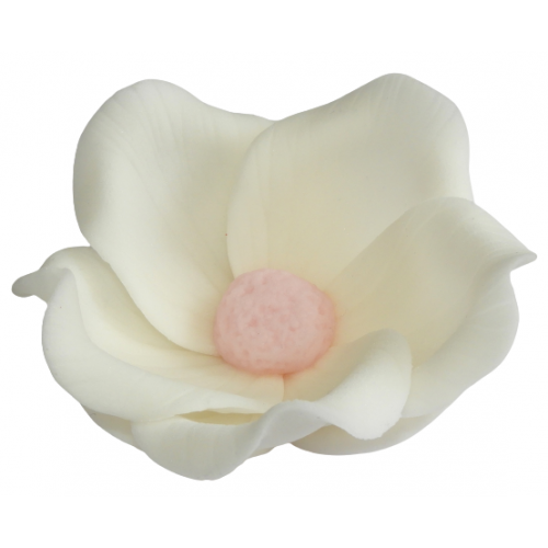 Kwiat cukrowy dekoracja urodziny róża biały róż1x