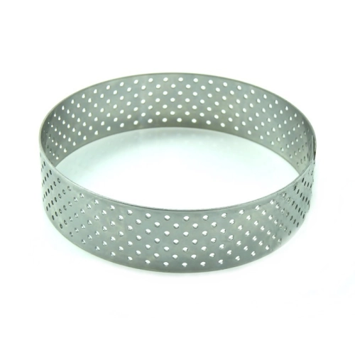 Foremka do tartaletek forma perforowana do pieczenia tarty ring rant średnica 12 cm wysokość 2 cm