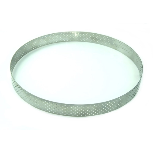 Foremka do tartaletek forma perforowana do pieczenia tarty ring rant średnica 20 cm wysokość 2 cm
