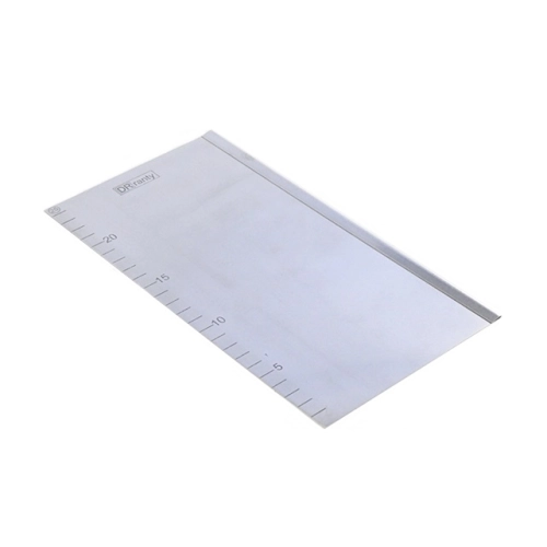 Packa do wygładzania skrobka cukiernicza prosta z podziałką dekorator tynk tort 25 cm Dorosiowe Ranty