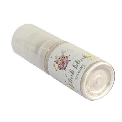 Barwnik proszku brokat spray blink blink srebrny 5g