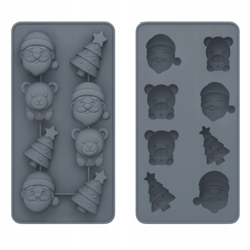 Forma do czekoladek kształt Mikołaj choinka miś święta Boże Narodzenie