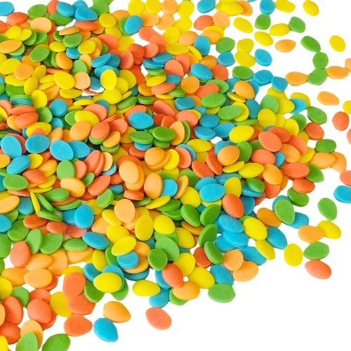 Posypka cukrowa ozdoby na tort jajka wielkanocne babeczki wielkanoc święta kolor mix 50g