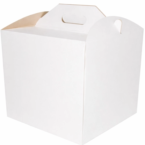 Pudełko na ciasto chrzest wesele karton na tort opakowanie 26x26x15cm 5 sztuk