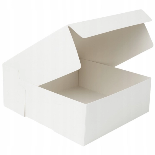 Pudełko na ciasto chrzest wesele karton na tort opakowanie 28x28x12cm 5 sztuk