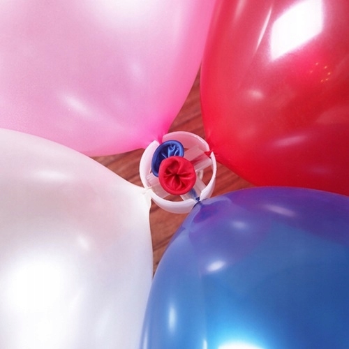 Łącznik klips do łączenia balonów balon dekoracje wesele girlanda 50 szt
