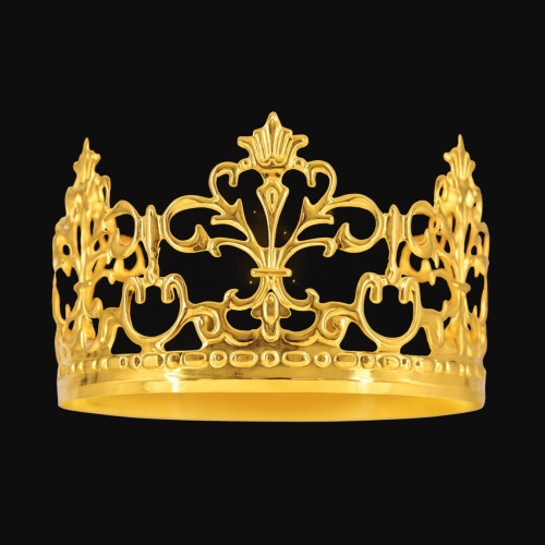 Korona na tort złota tiara diadem dekoracja dla księżniczki