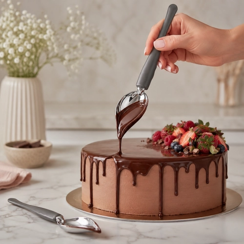 Łyżka do dekorowania ciasta polewy drip dekorator narzędzia 5 sztuk mix zestawŁyżka do dekorowania ciasta polewy drip dekorator narzędzia 5 sztuk mix zestaw