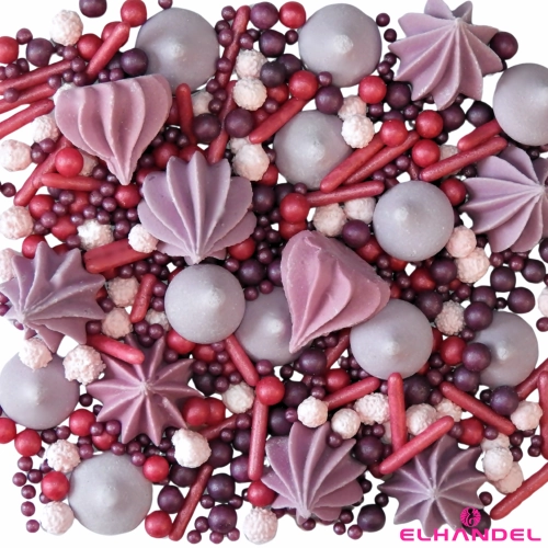 Posypka na tort 40g perełki beziki cukrowe bezy mix dekoracje urodzinowe