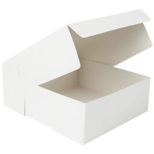 Pudełko na ciasto chrzest wesele komunia karton na tort opakowanie 28x28x12cm