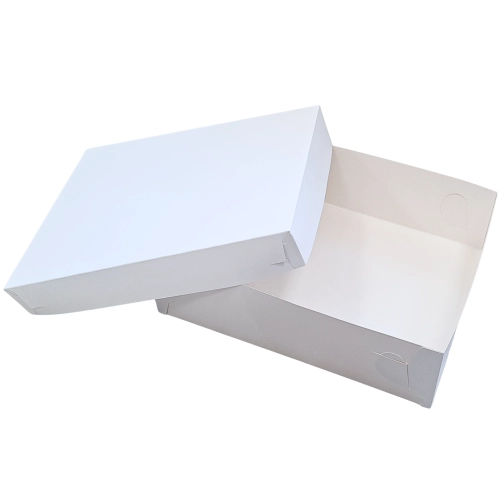 Pudełko na ciasto chrzest wesele komunia karton na tort opakowanie 42x32x13cm