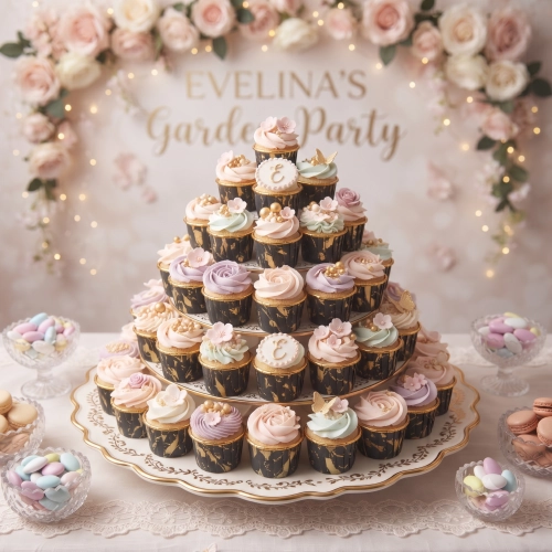 Papilotki do muffinek 50 sztuk foremki na babeczki kolorowe ze złotem