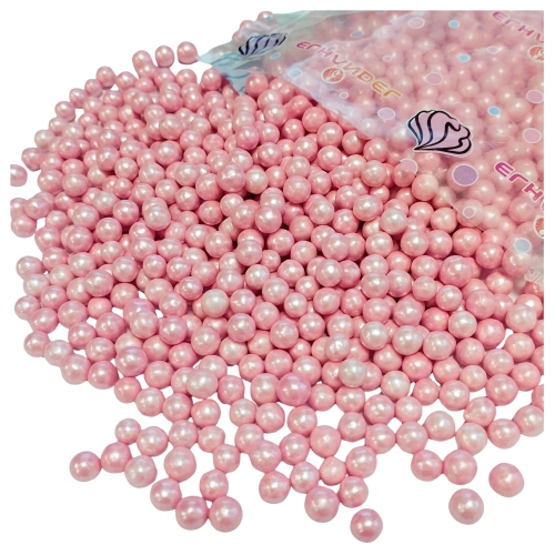 Posypka na tort perełki perłowe różowe dekoracje cukrowe urodziny wesele 100g