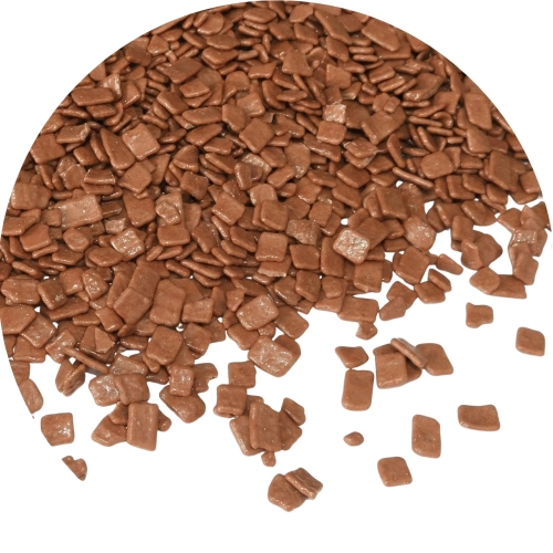 Posypka czekoladowa na tort 250g płatki mleczne dekoracje urodzinowe