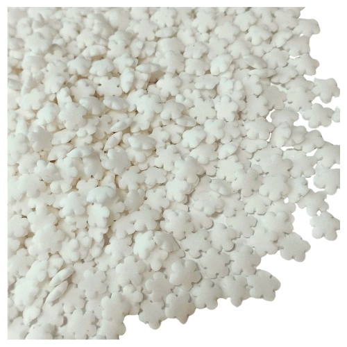 Posypka cukrowa na tort białe śnieżynki płatki śniegu święta Boże Narodzenie 50g