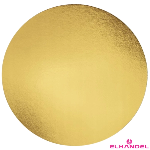 Podkład pod tort 32cm okrągły złoty podkładka pod tort ciasto deser 5 sztuk