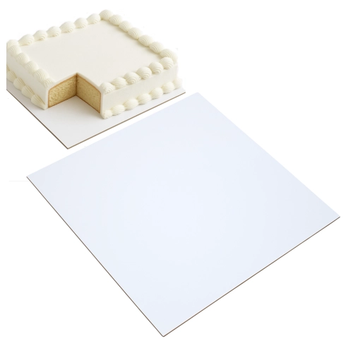 Podkład pod tort podkładka pod ciasto kwadrat biały dekoracje urodzinowe 30x30cm