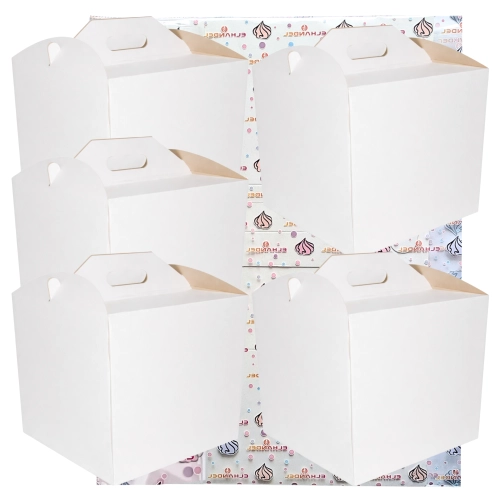 Pudełko na ciasto chrzest wesele karton na tort opakowanie 28x28x15cm 5 sztuk