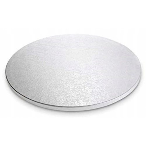 Podkład pod tort 33 cm gruby srebrny podkładka pod tort trwały sztywny duży