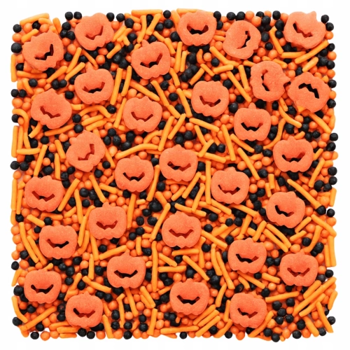 Posypka na tort dynia pałeczki maczek halloween dekoracje cukrowe na babeczki 500g