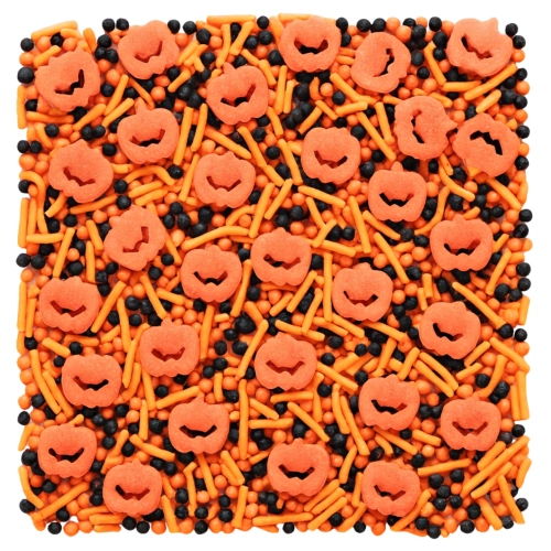 Posypka na tort dynia pałeczki maczek halloween dekoracje cukrowe na babeczki 50g