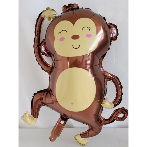 Balon foliowy małpka urodziny zoo