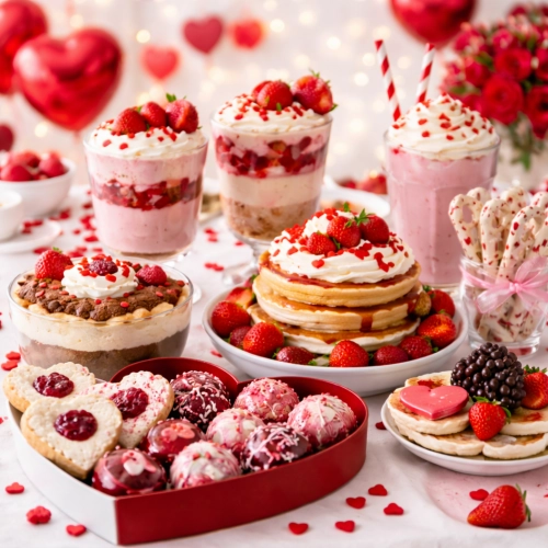 Posypka cukrowa na tort serce serduszka na walentynki czerwone 8mm 100g