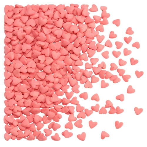 Posypka cukrowa na tort serce serduszka na walentynki czerwone 100g