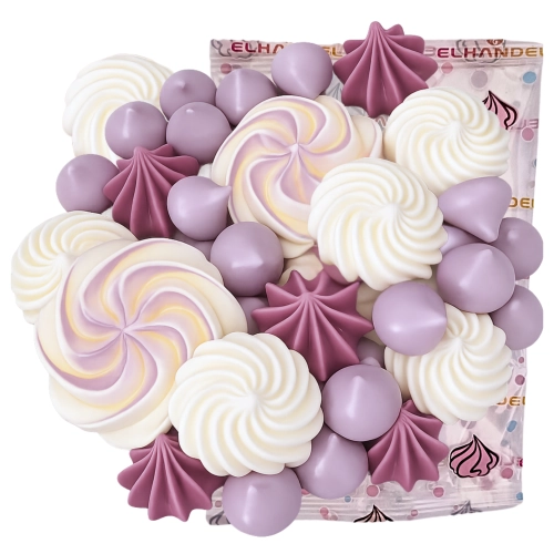 Posypka na tort 55g bezy cukrowe beziki kolorowe dekoracje urodzinowe