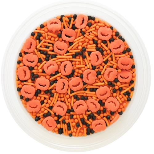 Posypka na tort dynia pałeczki maczek halloween dekoracje cukrowe na babeczki 50g