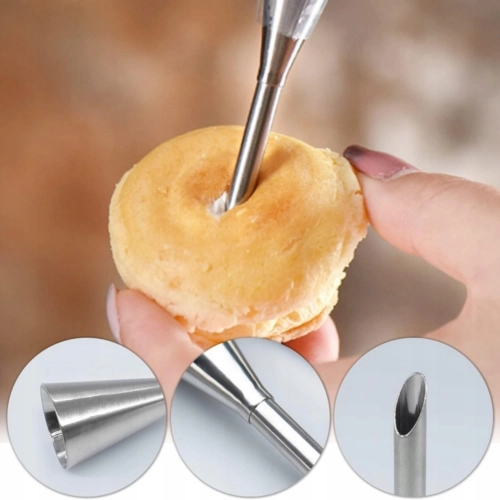 Tylka do nadziewania pączków babeczek ciastek szpryca dekorator