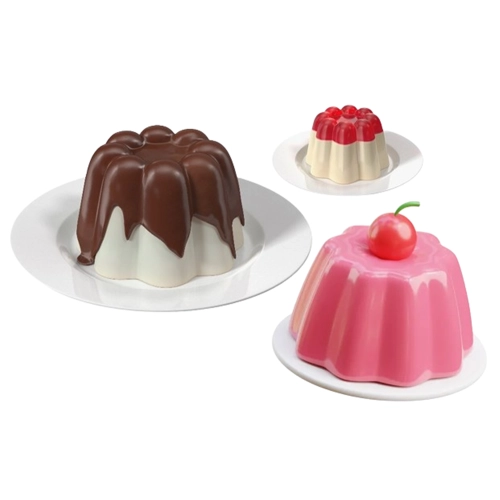 FORMA SILIKONOWA DO DESERÓW pudding FOREMKI DO GALARETKI panna cotta 6szt